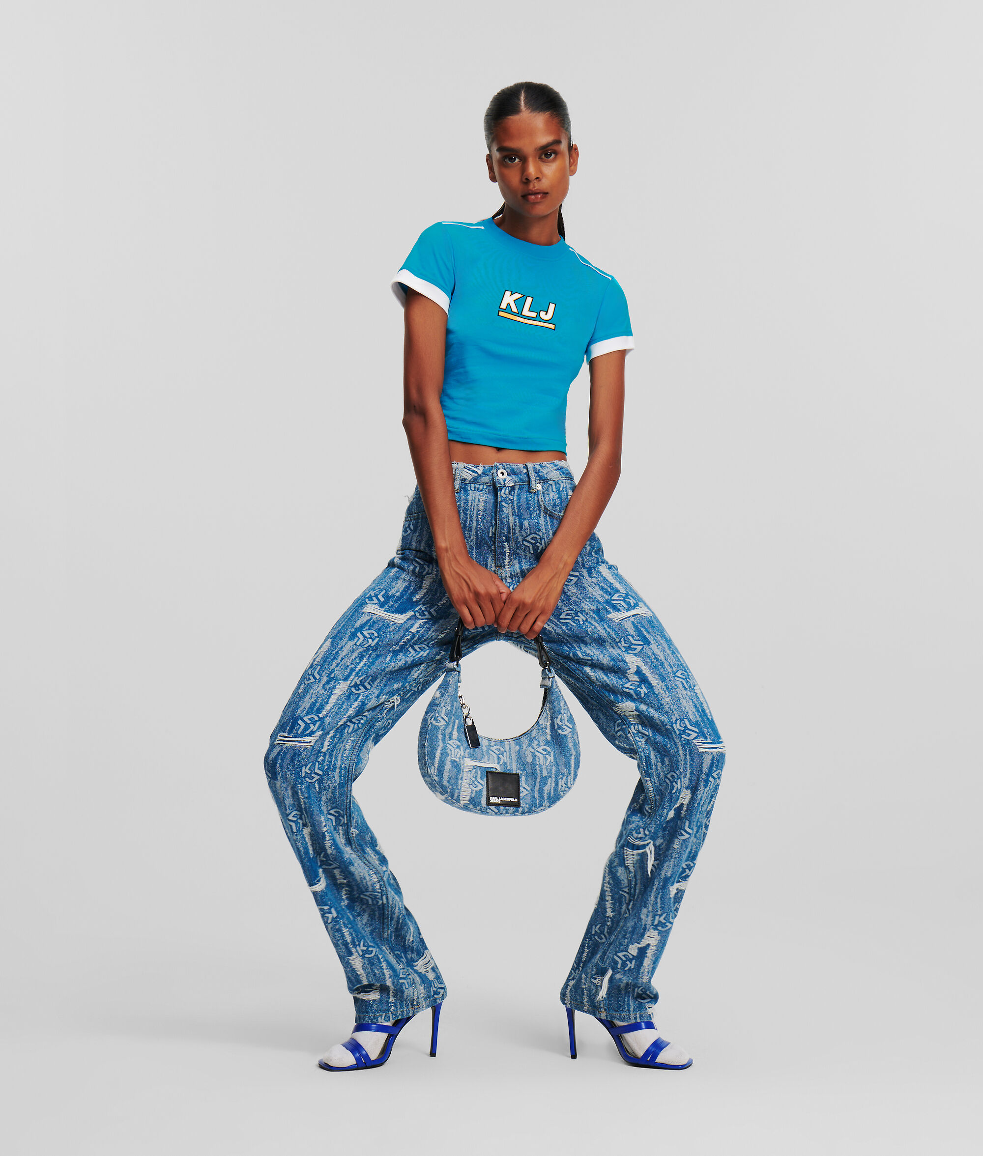 (image for) Excellent Quality KLJ SKATE CROPPED T-SHIRT